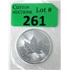 Image 1 : 1 Oz. Canada .9999 Silver Maple Leaf Coin