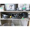 Image 1 : Shelf Lot of Extension Cords & Hard Wire Cords