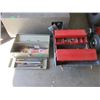 Image 1 : 2 Metal Tool Boxes - 1 Has Hand Tools