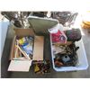 Image 1 : 3 Containers of Assorted Hand Tools & Hardware