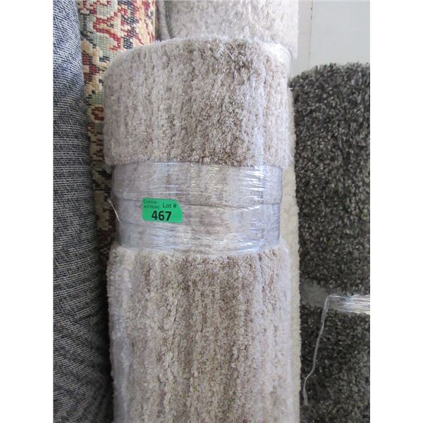 5' x 7' Beige Patterned Soft Step Area Carpet