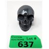 Image 1 : Hand Carved Hematite Skull - 1.5" x 1.5" x 2"