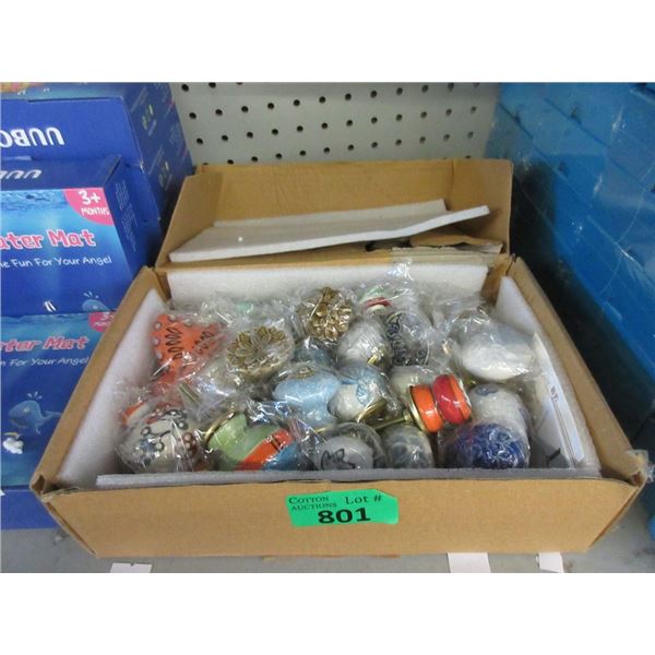 Box of Ceramic Door Pulls