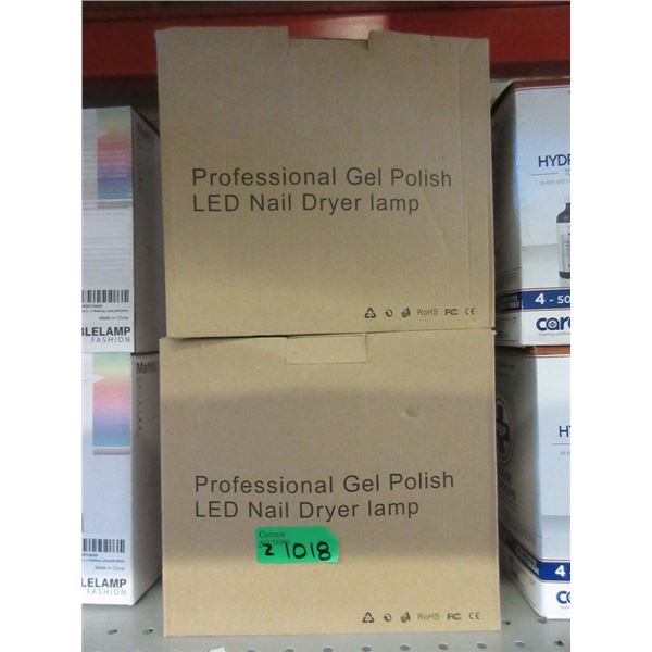 2 Professional Gel Polish LED Nail Dryer Lamps