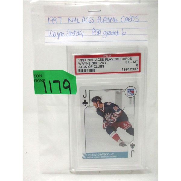 Graded 1997 Wayne Gretzky Hockey Card Graded 1997 Wayne Gretzky Hockey Card