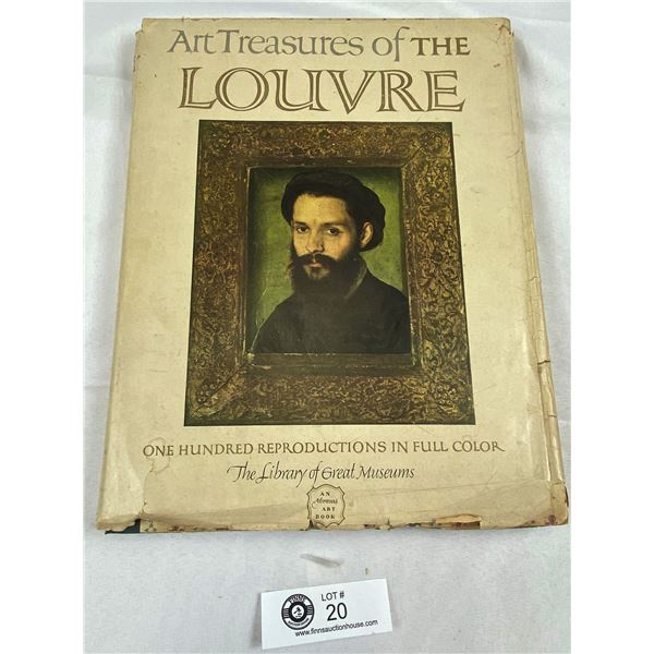 1951 Art Book Treasures Of The Louvre