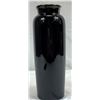 Image 3 : Vintage Japanese Imported Vase Original Tag On Bottom Rich Glossy Black Colour, Approx. 10"T