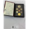 Image 2 : 1991 Royal Canadian Mint Silver Proof Set In Original Case