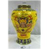 Image 1 : Ornately Decorated Japanese Liquor Porcelain Vessel, Beautiful Colours, Dragon And Bird Approx. 11" 