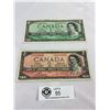 Image 1 : 1954 $1 And $2 Bank Of Canada Replacement Notes