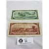Image 2 : 1954 $1 And $2 Bank Of Canada Replacement Notes