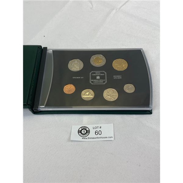 2000 Royal Canadian Mint Specimen Set In Leather Case