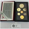 Image 2 : 1994 Royal Canadian Mint Silver Proof Set In Leather Case And Box