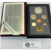 Image 1 : 1994 Royal Canadian Silver Proof Set In Leather Case And Box