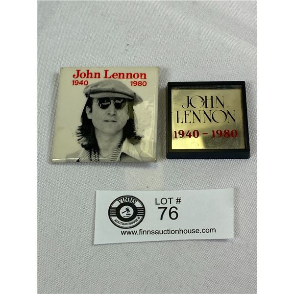 2 Vintage John Lennon 1980 Items