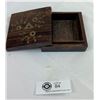 Image 2 : Very Unusual Brass Inlay Rosewood Box