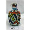 Image 2 : Fantastic Vintage Bead Work Bottle