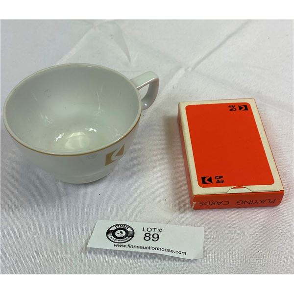 CP Air China Cup And Playing Cards