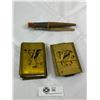 Image 1 : Large Lot Of 41 Pieces Of 4" Interlocking Brass Stencils