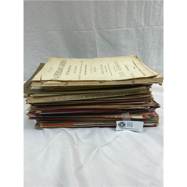 Nice Large Lot Of Vintage Sheet Music