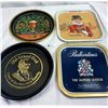 Image 1 : 4 Pub Trays, Ballantine's/Watney/Beefeater/Old Grand Dad