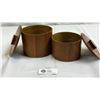 Image 2 : 2 Teak Canisters