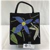 Image 1 : Millicent Fine Handbags, Overall Beading w/Satin Lining Approx. 8"x8" W/O Handles