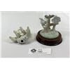 Image 2 : Vintage Capodimonte Signed Porcelain Figure With Swarovski Crystal Accents And Leonardo 'Loving Dove