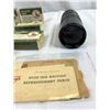 Image 2 : Lot Of Rifle Scope Mounts Plus Camera Lens And WW2 Military Papers