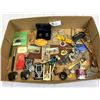 Image 1 : Misc. Junk Drawer Lot, Lighters, Watches, Pens, Pins, Etc.