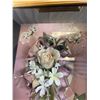 Image 2 : Vintage Shadow Box With Corsage Etc., Plus Picture Frame With Toll Art Hummingbirds