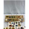 Image 2 : Box Containing Approx. 90 Souvenir Pins