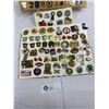 Image 3 : Box Containing Approx. 90 Souvenir Pins