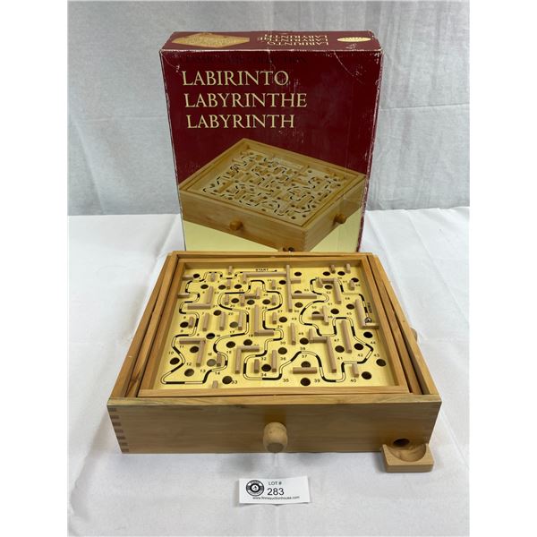 Labyrinth Wooden Game In Original Box