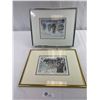 Image 1 : 2 Limited Edition Framed Wolf Prints