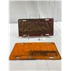 Image 2 : 1946 And 1947 Saskatchewan License Plates, Nice Shape