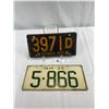 Image 1 : 1931 Pennsylvania And 1935 New Hampshire License Plates, Nice Shape