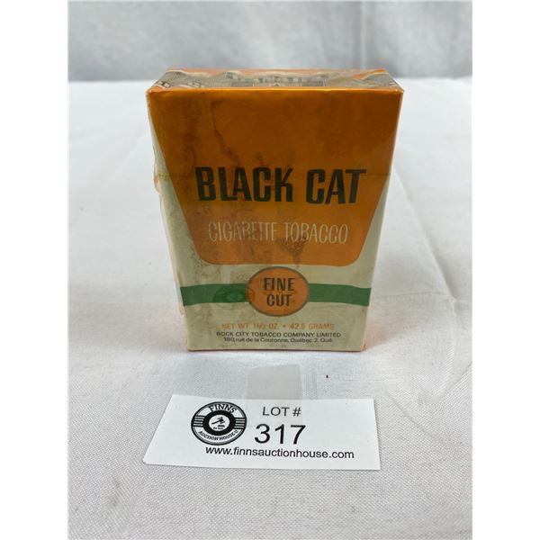 Vintage Black Cat Cigarette Tobacco (Fine Cut) Pack, Unopened