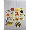 Image 1 : 16 Assorted Vintage Stickers, Dunlop, Castrol, Suzuki, Graphic Stickers, Etc.