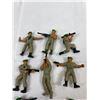 Image 2 : 9 Assorted Vintage 1986 "Green Berets" Action Figurines