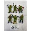Image 1 : 6 Assorted Vintage 1986 MI "Ground Troops" Action Figurines