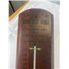 Image 2 : 19th Century Wooden Antique Thermometer, R.B. Little And CO. "Coal And Wood" It Is Economy TO Buy Th