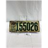 Image 1 : Nice 1920 Ontario License Plate