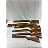 Image 1 : Nice Lot Of 7 Vintage Gun Wood Stocks