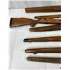 Image 2 : Nice Lot Of 7 Vintage Gun Wood Stocks