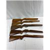 Image 1 : Nice Lot Of 5 Vintage Gun Wood Stocks