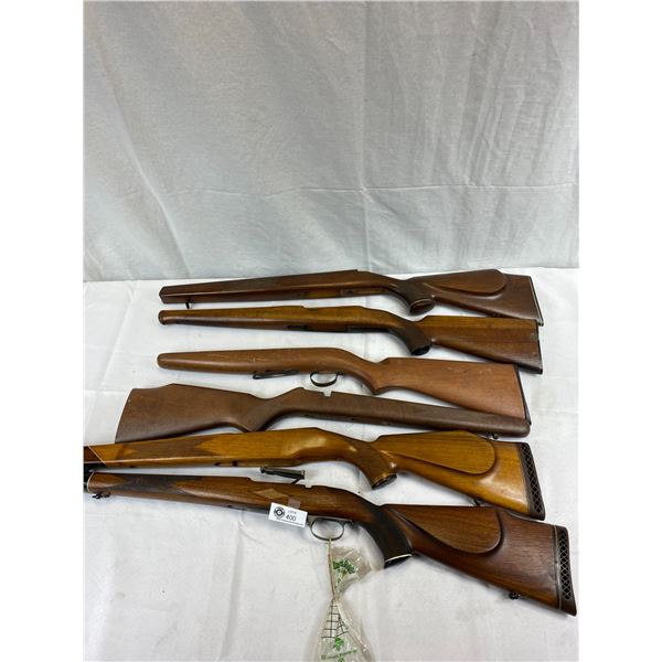 Nice Lot Of 6 Vintage Gun Wood Stocks