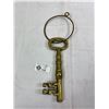 Image 1 : Large Solid Brass Skeleton Key