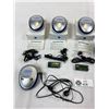 Image 2 : Lot Of 4 New Portable Radios With Ear Pieces And Old Slinky