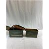 Image 2 : 2 Vintage Ammo Military Boxes